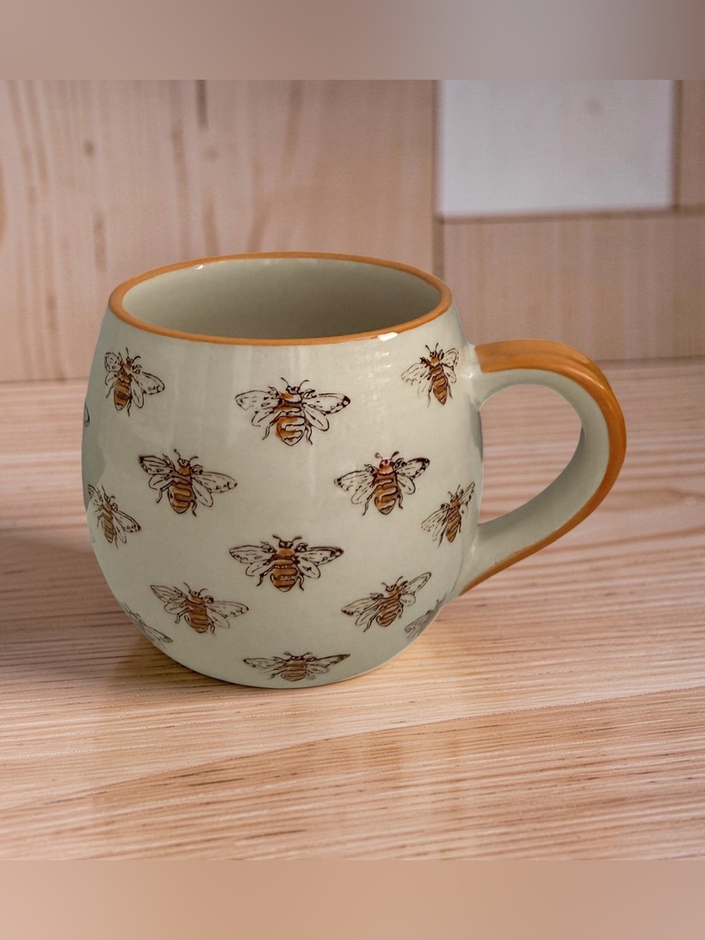 Abbott Collection Allover Bee Ball Coffee Mug